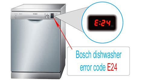 bosch dishwasher e24|bosch dishwasher e24 water tap error.